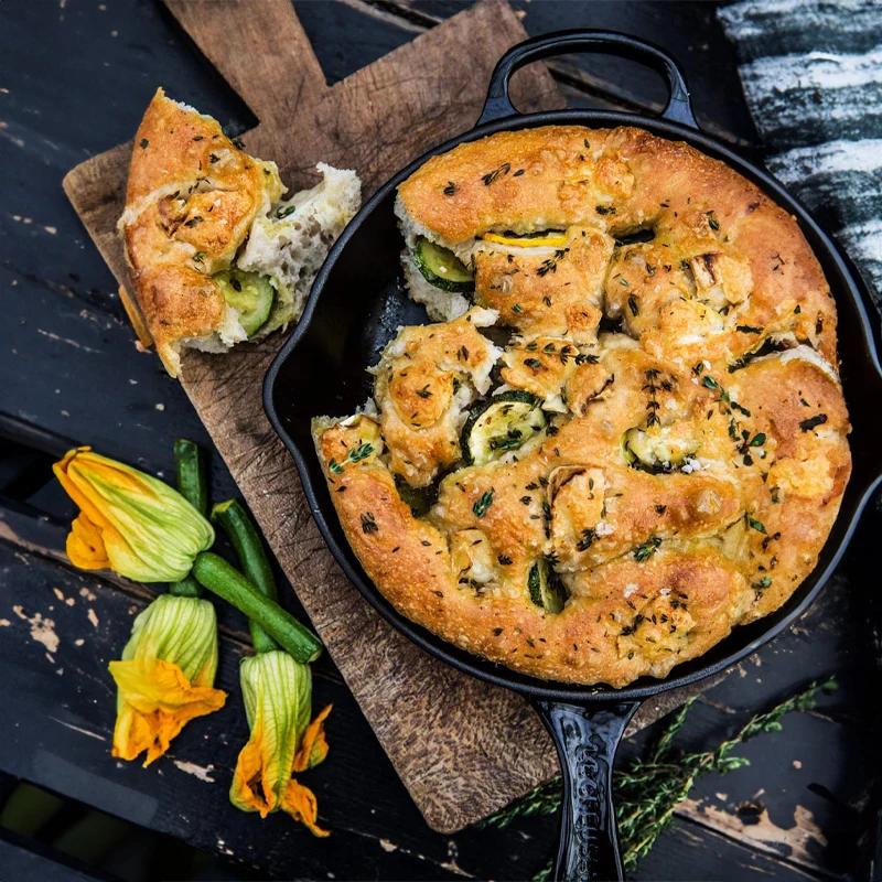 Le Creuset Padella Doppio Becco Evolution in Ghisa Vetrificata D23 cm Nero Opaco