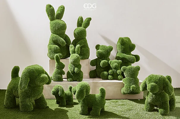 EDG Enzo de Gasperi Decoro Erba Cane 33x23x35 cm