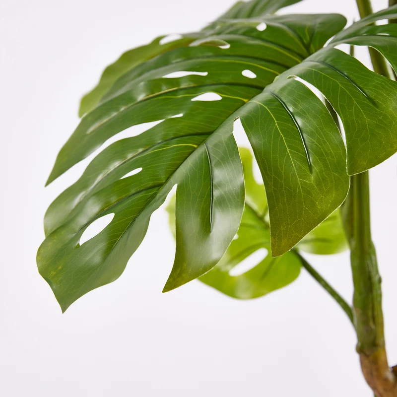 EDG Enzo De Gasperi Pianta Artificiale Monstera Slim con Vaso H130 cm