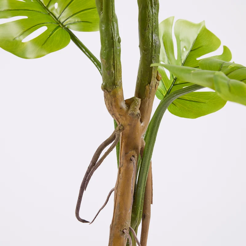 EDG Enzo De Gasperi Pianta Artificiale Monstera Slim con Vaso H130 cm