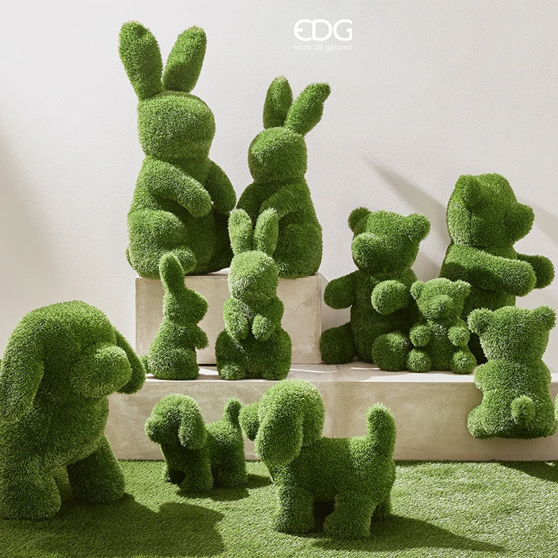 EDG Enzo de Gasperi Decoro Erba Coniglio Piccolo 48x24x20 cm
