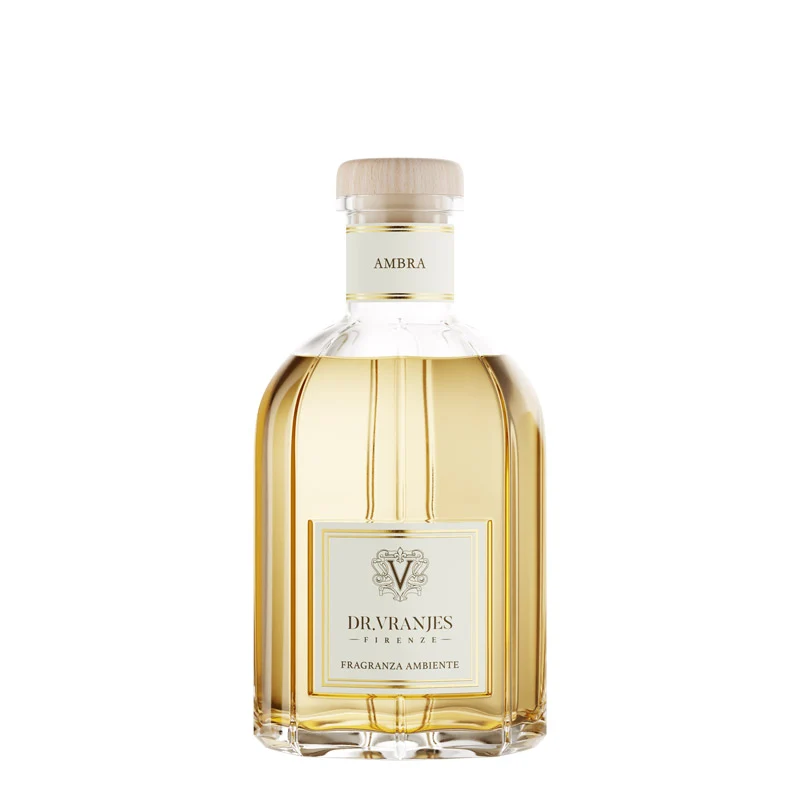 Dr Vranjes Diffusore per Ambienti Ambra 1250 ml con Bamboo