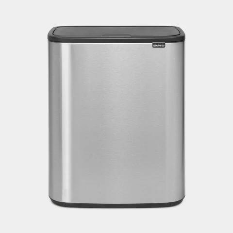Brabantia Pattumiera Bo 2 Secchi 30 Litri Acciaio Anti Impronta