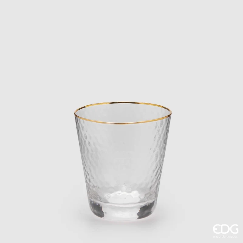 EDG Enzo De Gasperi Set 6 Bicchieri Goldrim 350 ml