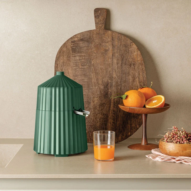 Alessi Spremiagrumi Elettrico Plissé Verde