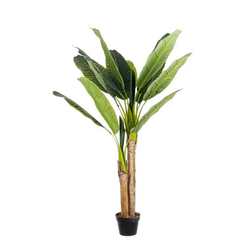 Andrea Bizzotto Pianta Artificiale Banano con Vaso 14 Foglie H135 cm