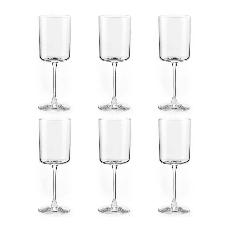 Fade Set 6 Calici Vino Vertical in Vetro 340 ml