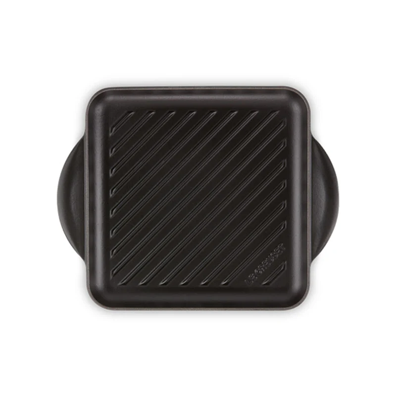 Le Creuset Grill Quadrato Tradition in Ghisa Vetrificata 24 cm Nero