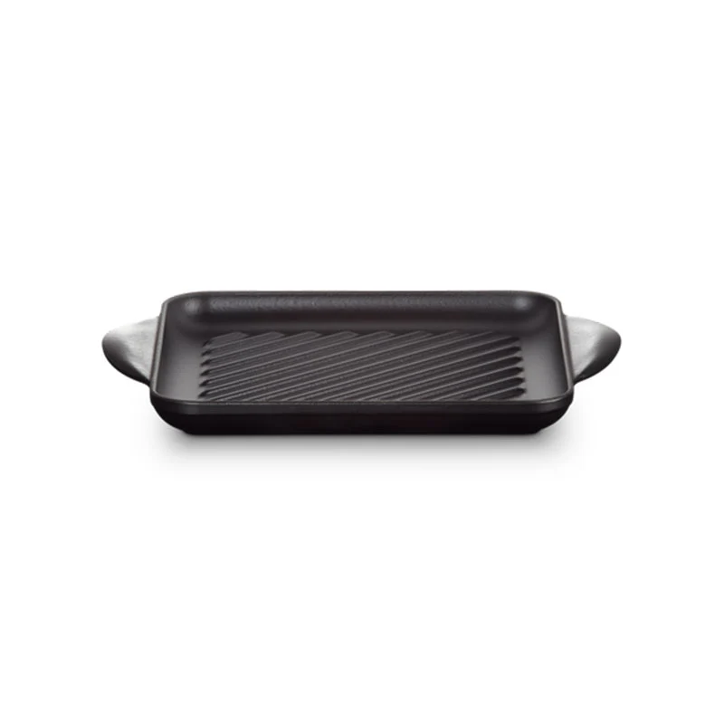 Le Creuset Grill Quadrato Tradition in Ghisa Vetrificata 24 cm Nero