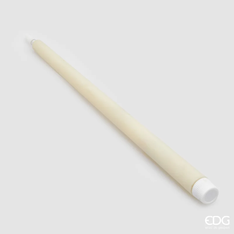 EDG Enzo De Gasperi Set 2 Candele Avorio a Led con accensione e spegnimento Touch H34