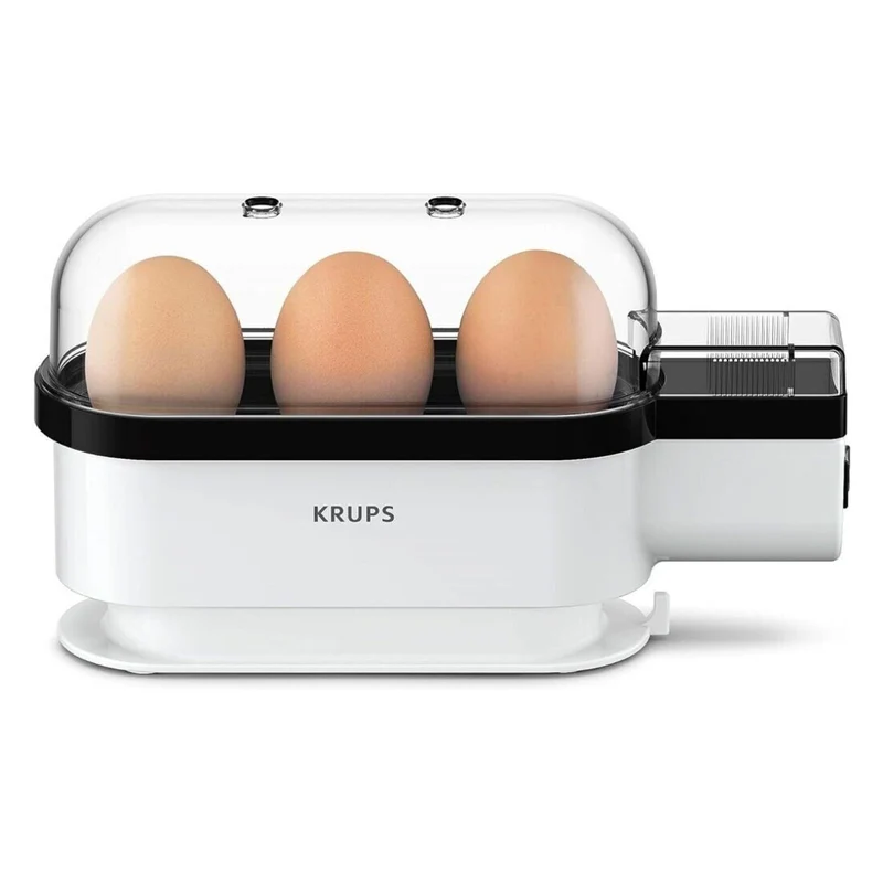 Krups EG2341 Eierkocher 3 Eier 300 W Schwarz, Weiß