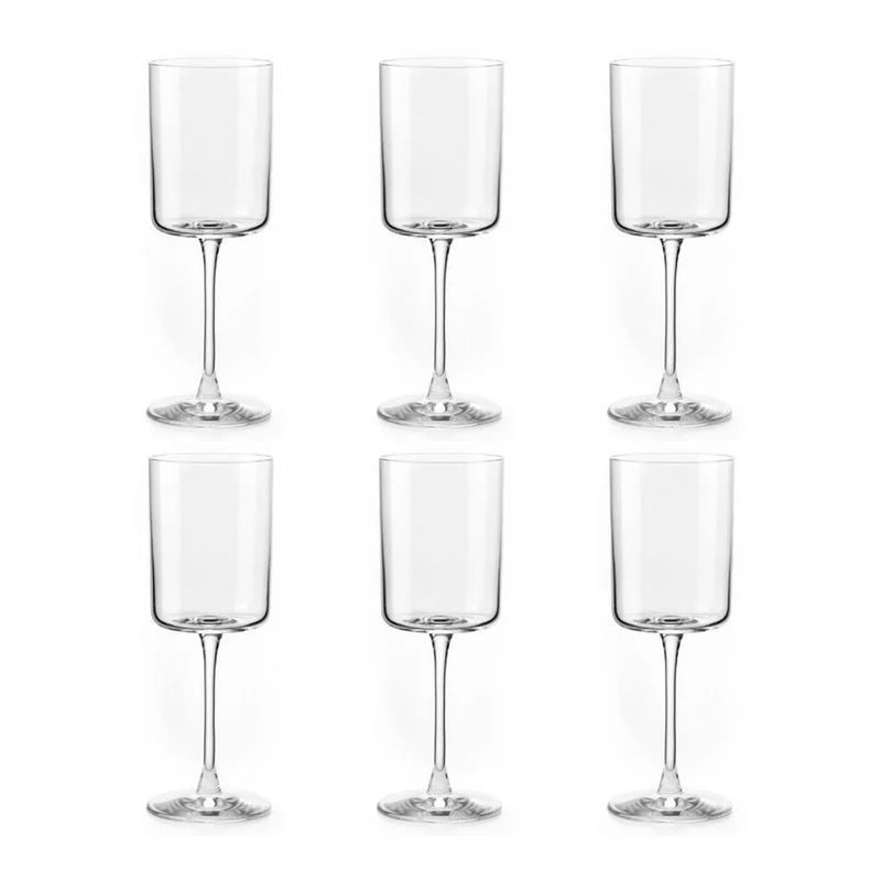 Fade Set 6 Calici Acqua Vertical in Vetro 420 ml