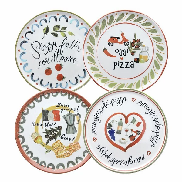 Tognana Andrea Fontebasso Piatto Pizza fatta con amore 33 cm