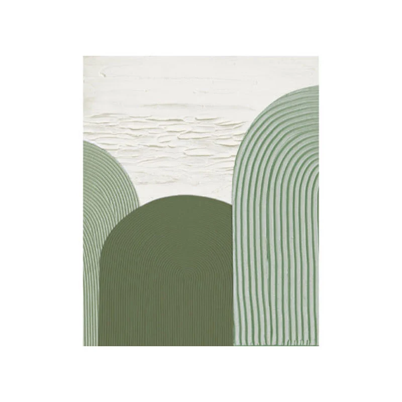 Agave Quadro Green Curves 80x100 cm