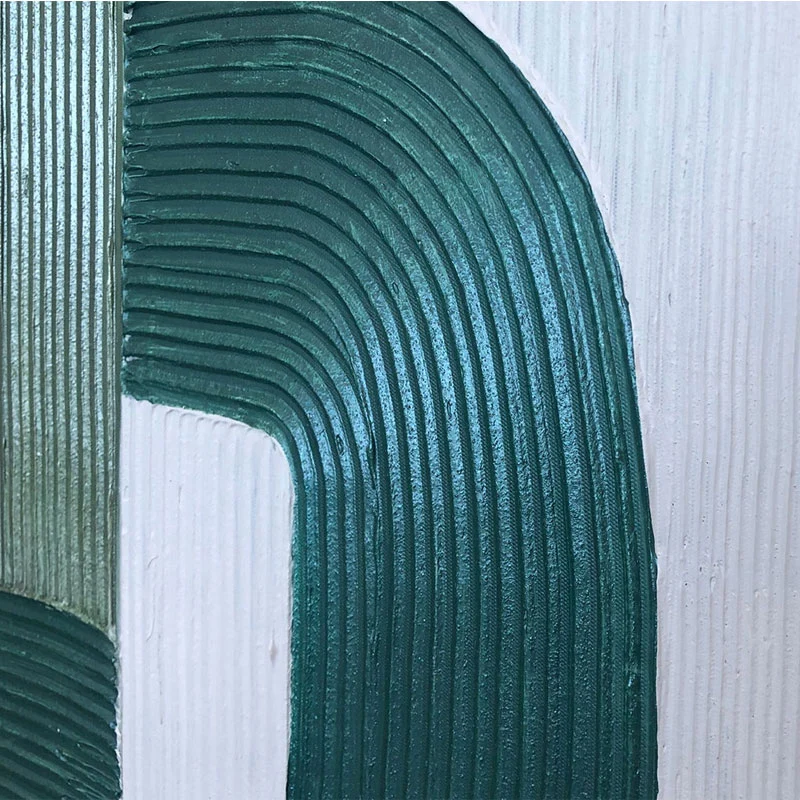 Agave Quadro Green Lines 100x100 cm