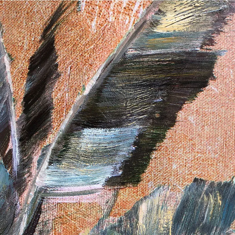 Agave Quadro Clorofilla Set 3 Pezzi 40x120 cm