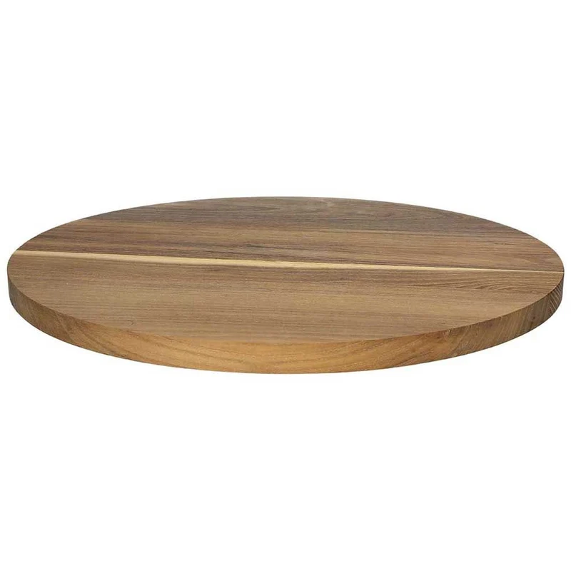 Andrea Fontebasso Tagliere Rotondo Girevole in Legno Marrone D40 cm