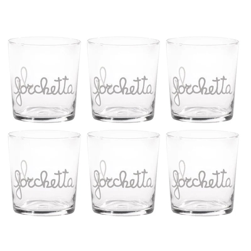 Simple Day Set 6 Bicchieri Acqua Buona Forchetta 35,5 cl