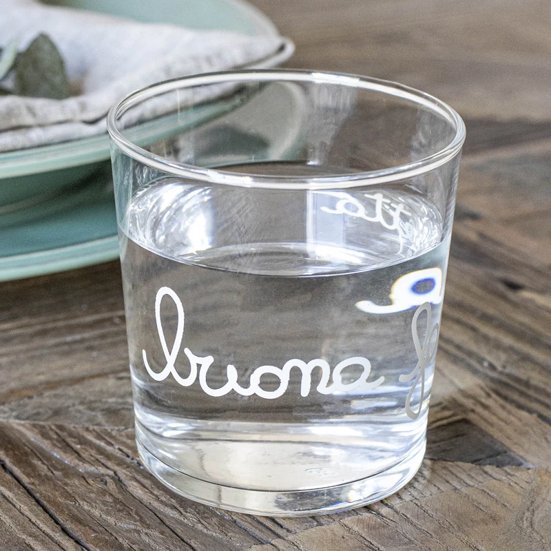 Simple Day Set 6 Bicchieri Acqua Buona Forchetta 35,5 cl