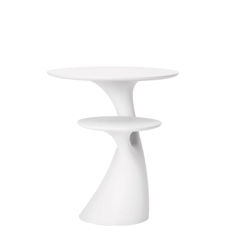 Qeeboo Tavolino Albero dei Conigli Bianco H75 cm