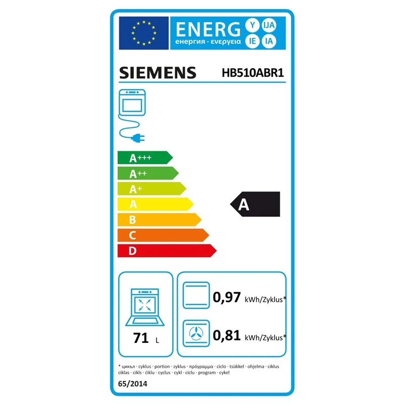 Siemens EB-Backofen IQ100 HB510ABR1