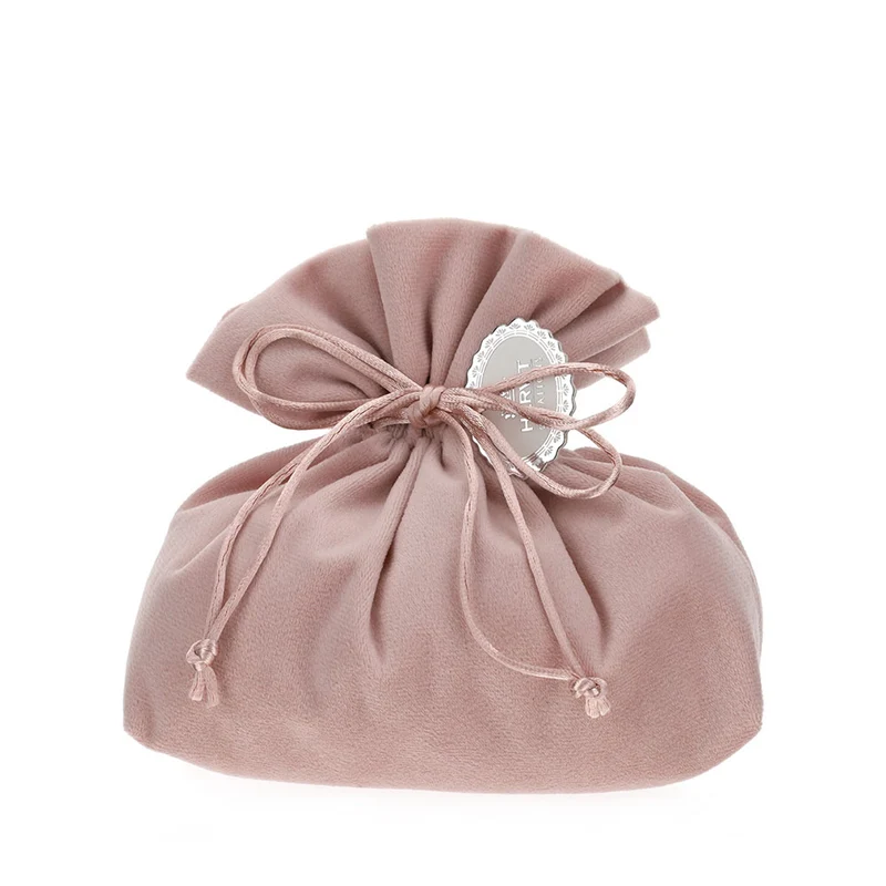 Hervit Sacchetto in Velluto Malva 15x7x16 cm