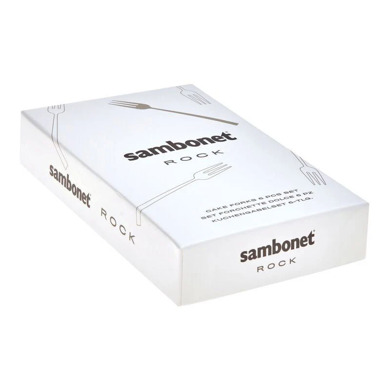 Sambonet Forchettine per dolce Set Regalo 6pezzi Rock