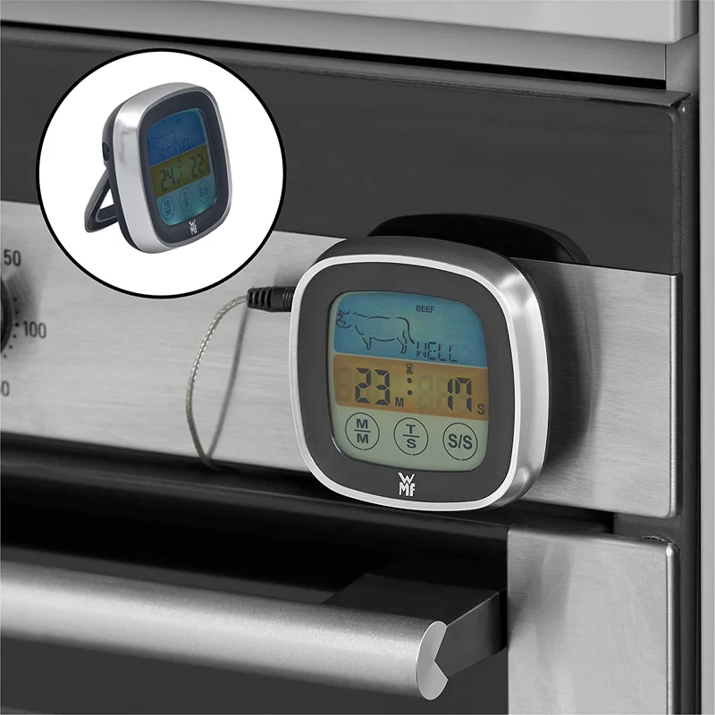 WMF Termometro Digitale Touch per Barbecue 5 Livelli di Cottura