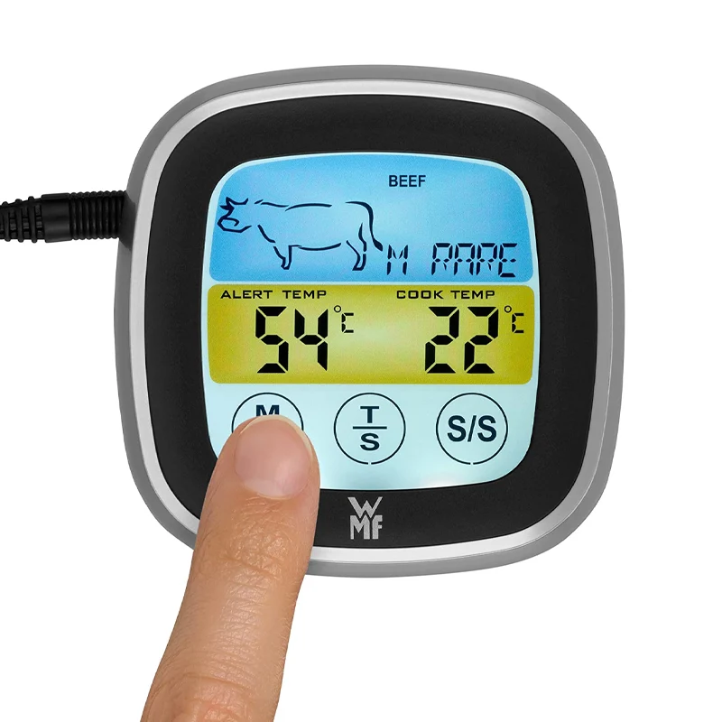 WMF Termometro Digitale Touch per Barbecue 5 Livelli di Cottura