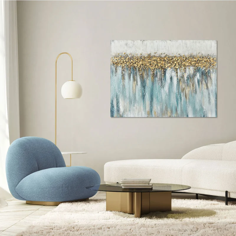 Agave Quadro Horizon Dipinto a Mano 120x90 cm