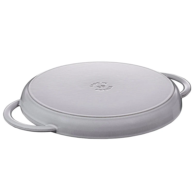 Staub Grill Bistecchiera Rotonda in ghisa 30 cm Grigio
