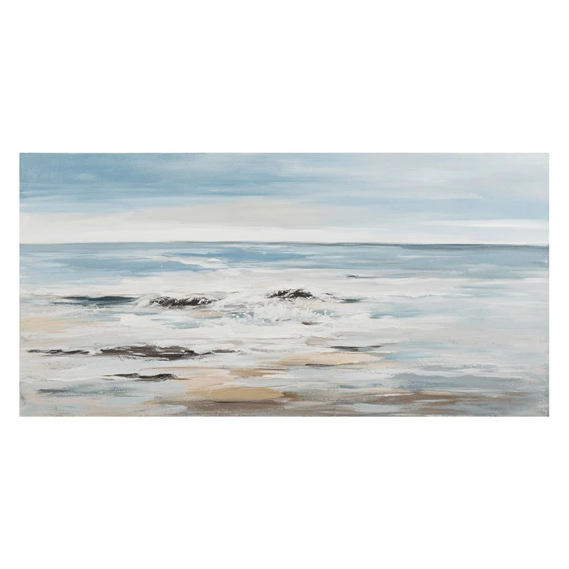 Agave Quadro Seaside Dipinto a Mano 140x70 cm