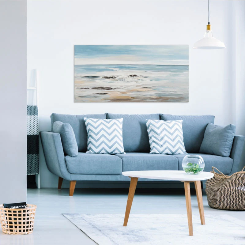 Agave Quadro Seaside Dipinto a Mano 140x70 cm