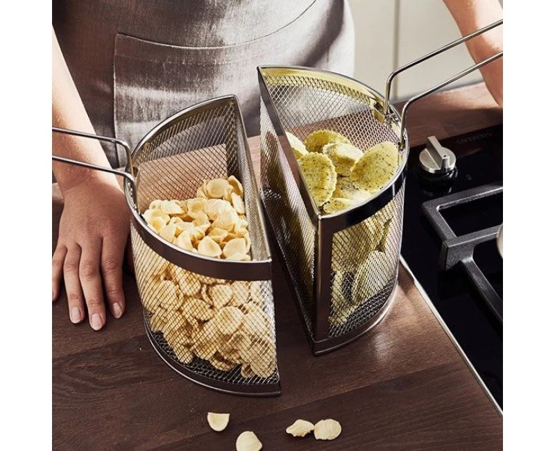 Ballarini Pentola per Pasta 2 Spicchi con Coperchio 24 cm