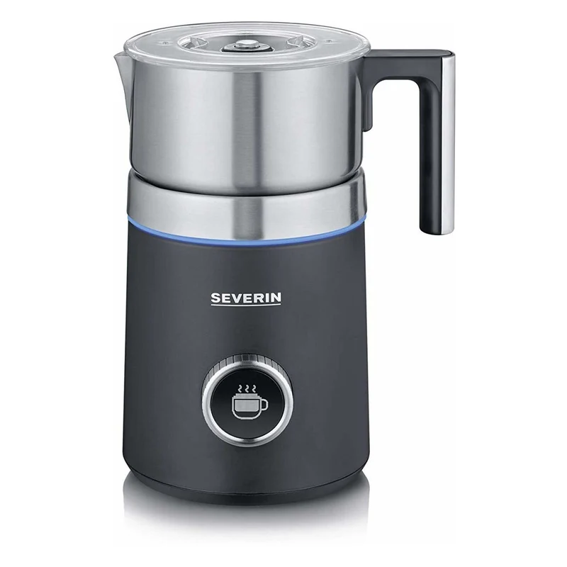 Severin Milchaufschäumer Spuma 700 Plus Automatisch Schwarz, Edelstahl