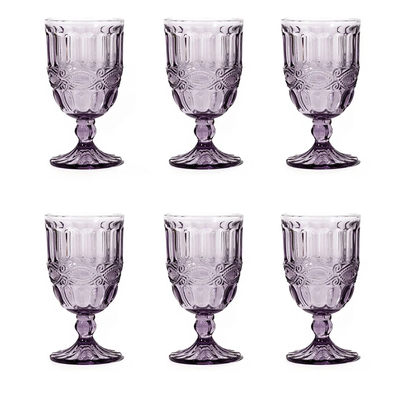 Tognana set 6 calici Solange Viola 280cc
