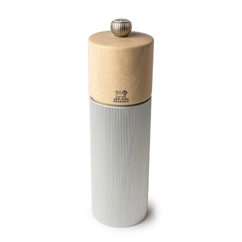Peugeot LINE Salzmühle Aluminium/Natur 18 cm