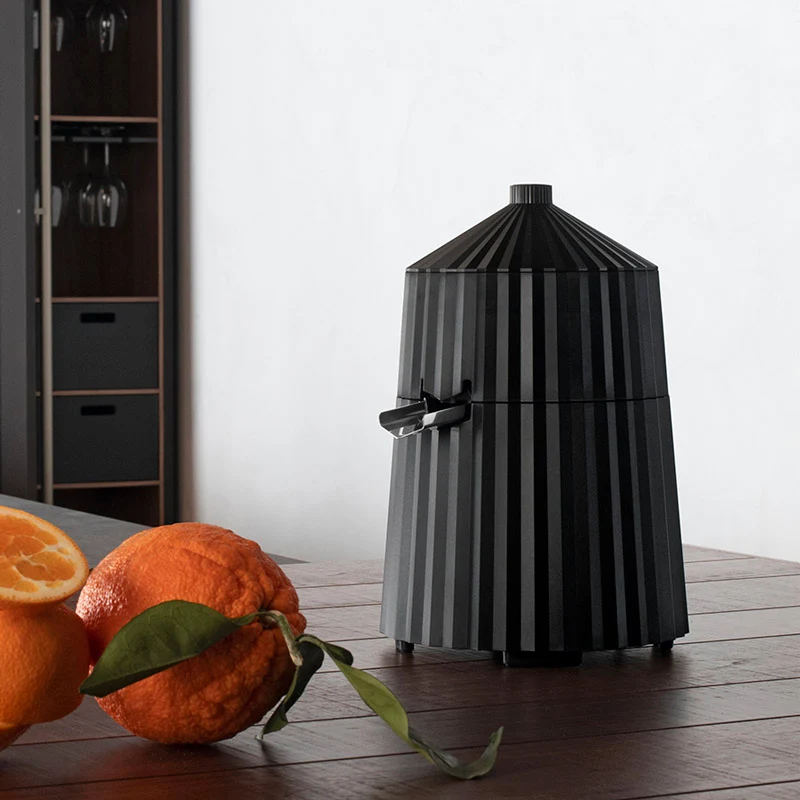 Alessi Spremiagrumi Elettrico Plissé Nero