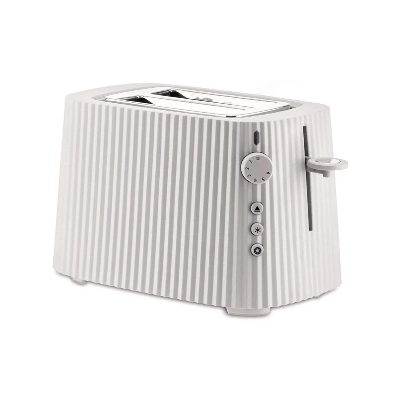 Alessi Tostapane 2 Fette Plissé Bianco