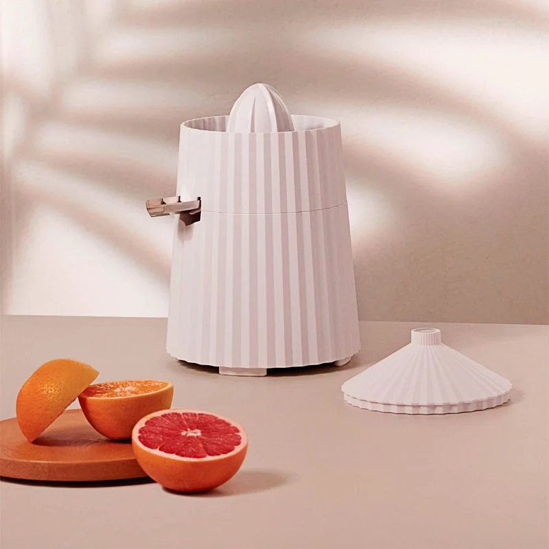 Alessi Spremiagrumi Elettrico Plissé Bianco