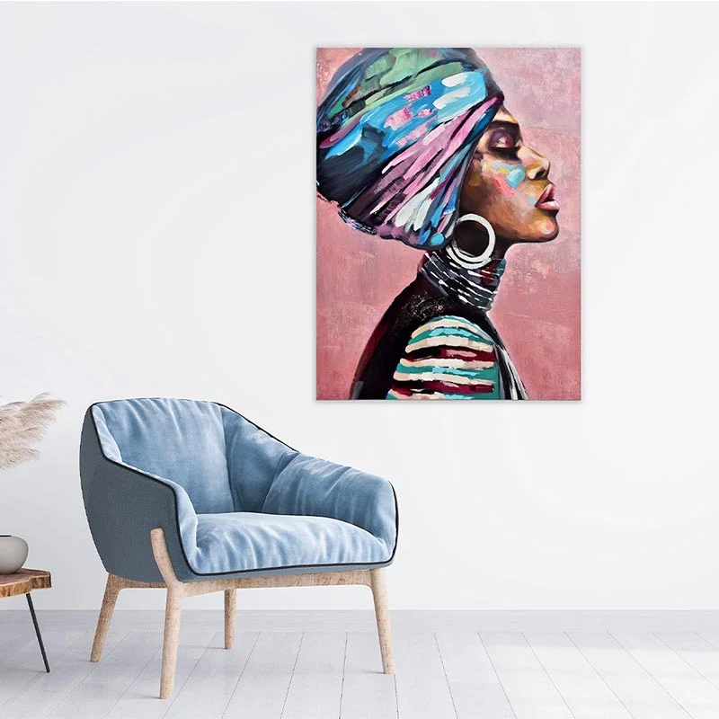 Agave Quadro Kayan Dipinto a Mano 90x120 cm