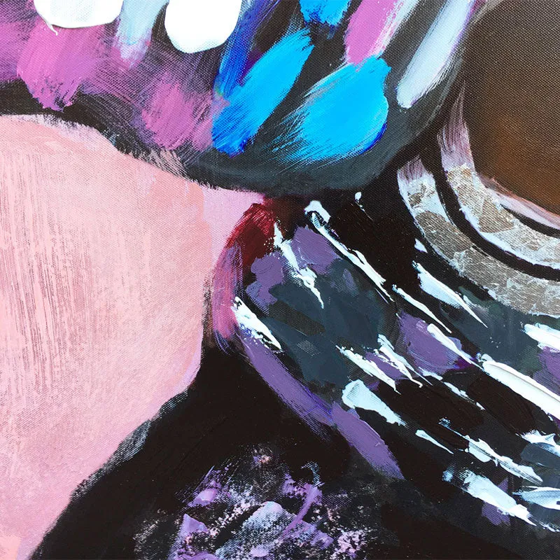 Agave Quadro Kayan Dipinto a Mano 90x120 cm