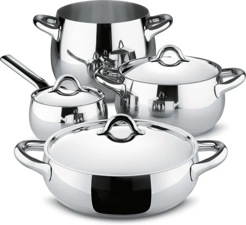 Alessi Batteria Pentole 7 pezzi Mami SG100S7