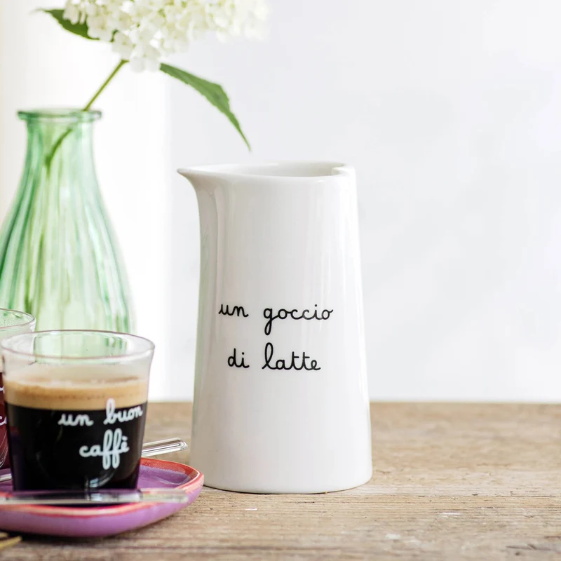 Simple Day Lattiera Un Goccio Di Latte 32 cl in Gres