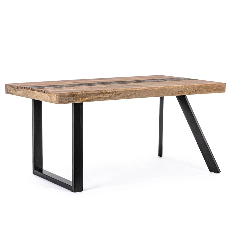 Andrea Bizzotto Tavolo Manchester in legno di Mango 160x90 cm