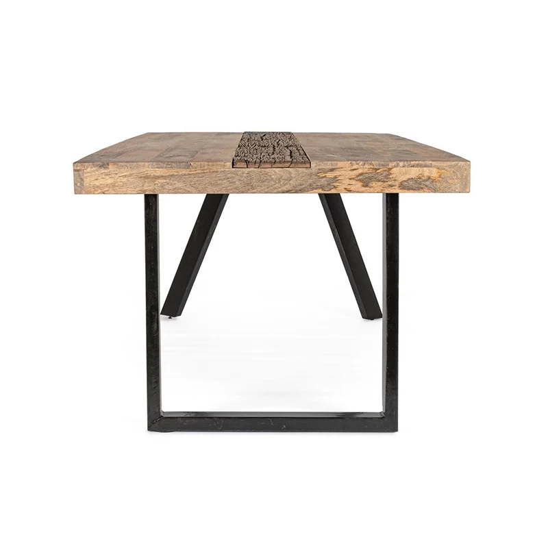 Andrea Bizzotto Tavolo Manchester in legno di Mango 160x90 cm