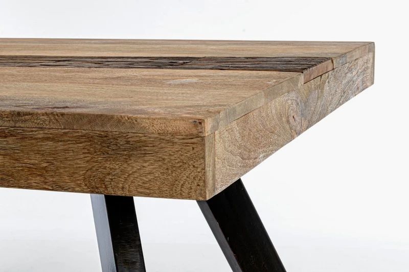 Andrea Bizzotto Tavolo Manchester in legno di Mango 160x90 cm