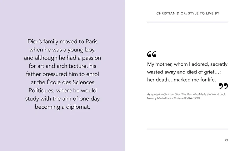 Orange Hippo! Libro The Little Guide to Christian Dior