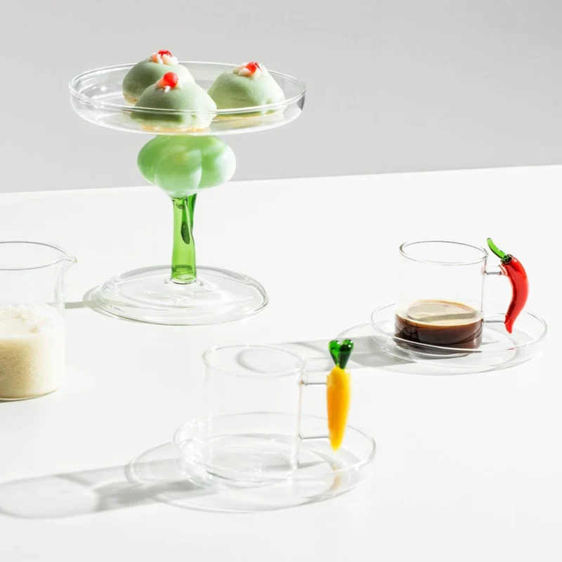 Ichendorf Milano Vegetables Oliera con Manico Peperoncino in Vetro Borosilicato