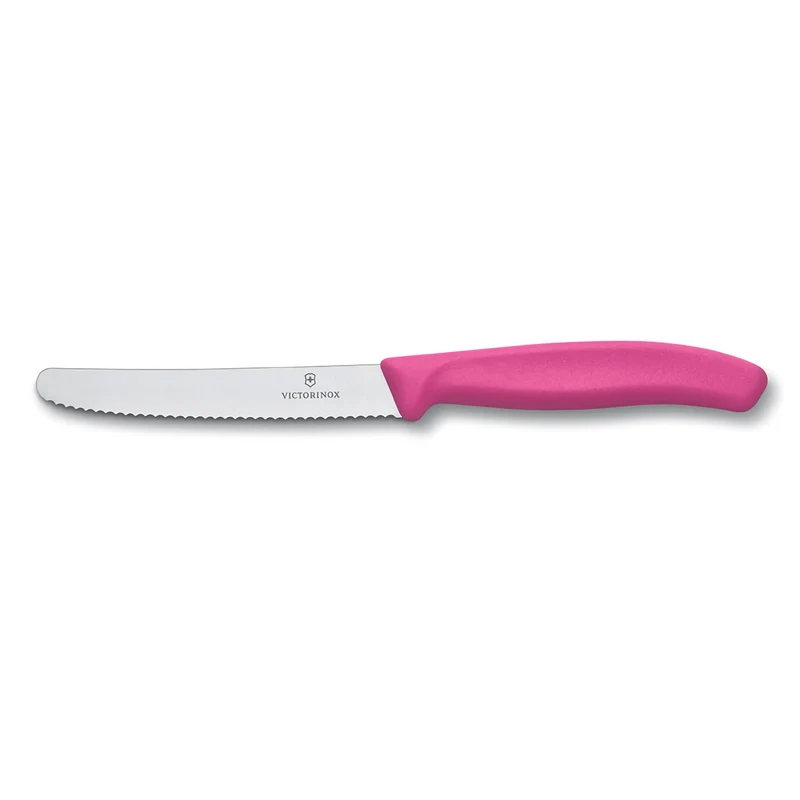 Victorinox Coltello Tavola Ondulato Swiss Classic Rosa